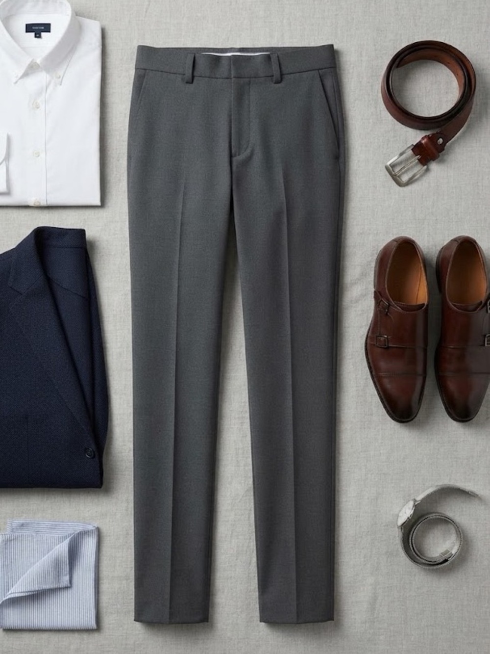 Haggar Men's Charcoal Gray Dress Pants 30x29